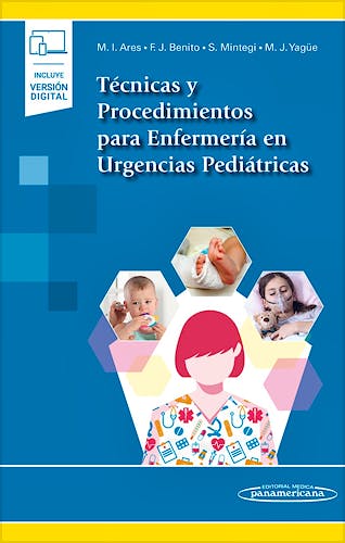 Portada del libro 9788491103011 Técnicas y Procedimientos para Enfermería en Urgencias Pediátricas