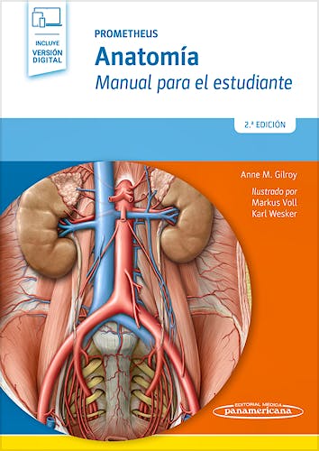 Portada del libro 9788491103608 PROMETHEUS Anatomía. Manual para el Estudiante (Incluye Versión Digital)