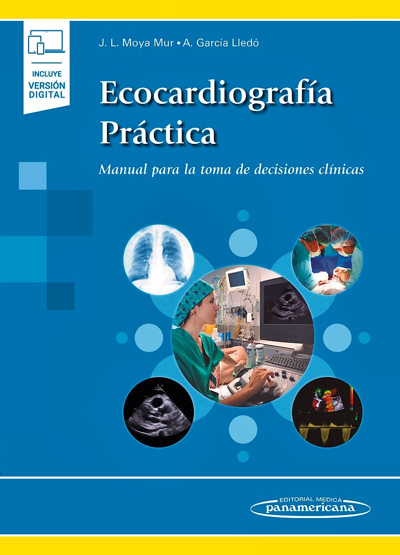 Portada del libro 9788491103868 Ecocardiografía Práctica. Manual para la Toma de Decisiones Clínicas (Incluye Versión Digital)