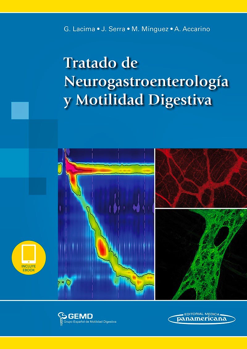 Portada del libro 9788491104827 Tratado de Neurogastroenterología y Motilidad Digestiva (Incluye E-Book)