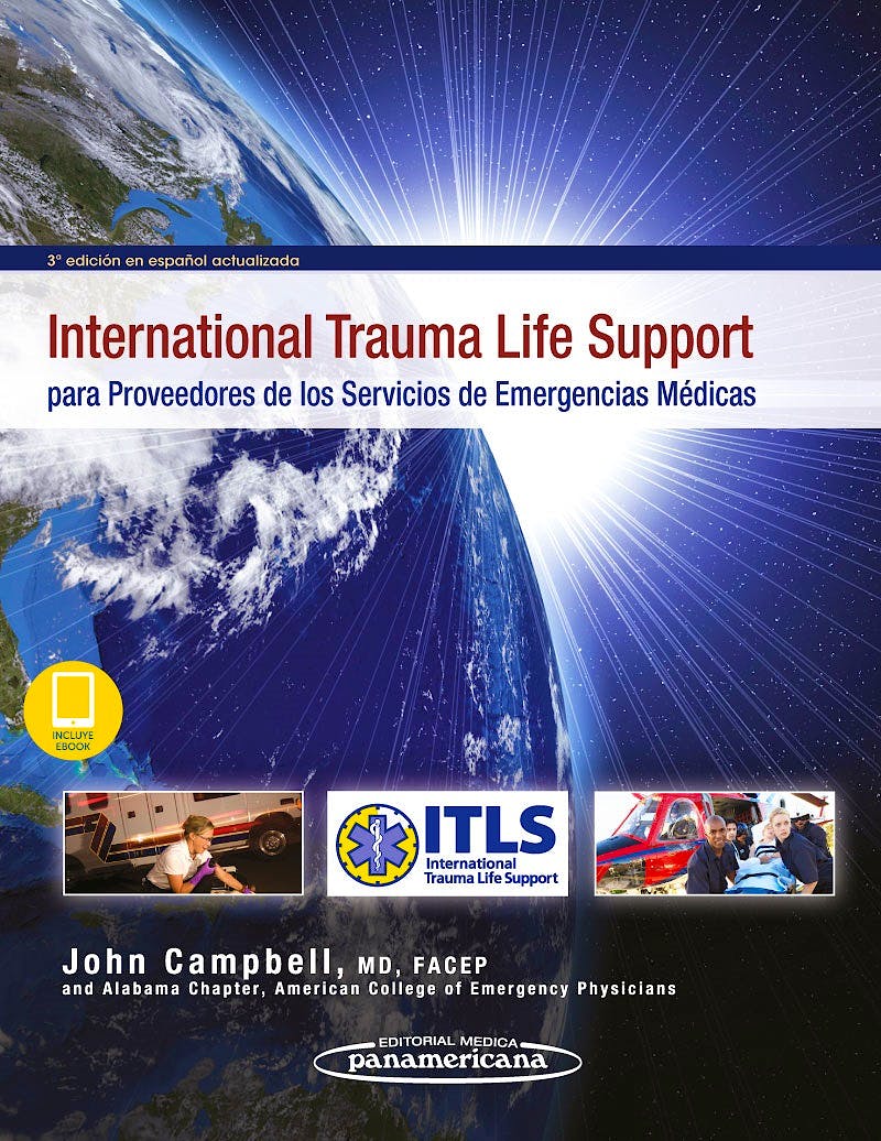 Portada del libro 9788491105107 International Trauma Life Support (ITLS) para Proveedores de los Servicios de Emergencias Médicas