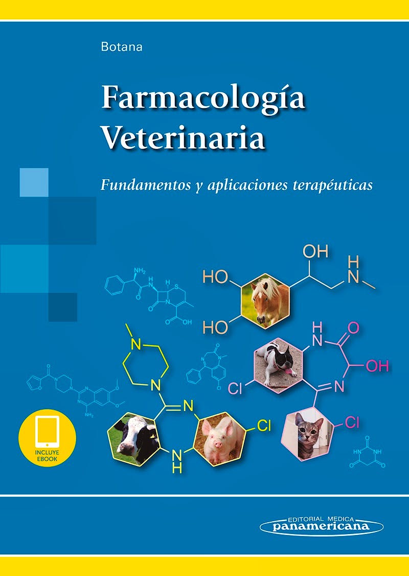 Portada del libro 9788491105336 Farmacología Veterinaria. Fundamentos y Aplicaciones Terapéuticas (Incluye Ebook)