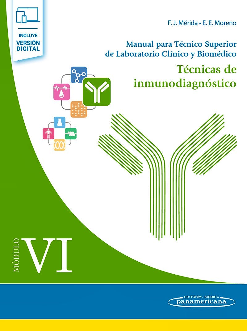 Portada del libro 9788491105756 Manual para Tecnico Superior de Laboratorio Clinico y Biomedico, Modulo Vi: Tecnicas de Inmunodiagnostico (Libro + versión digital)