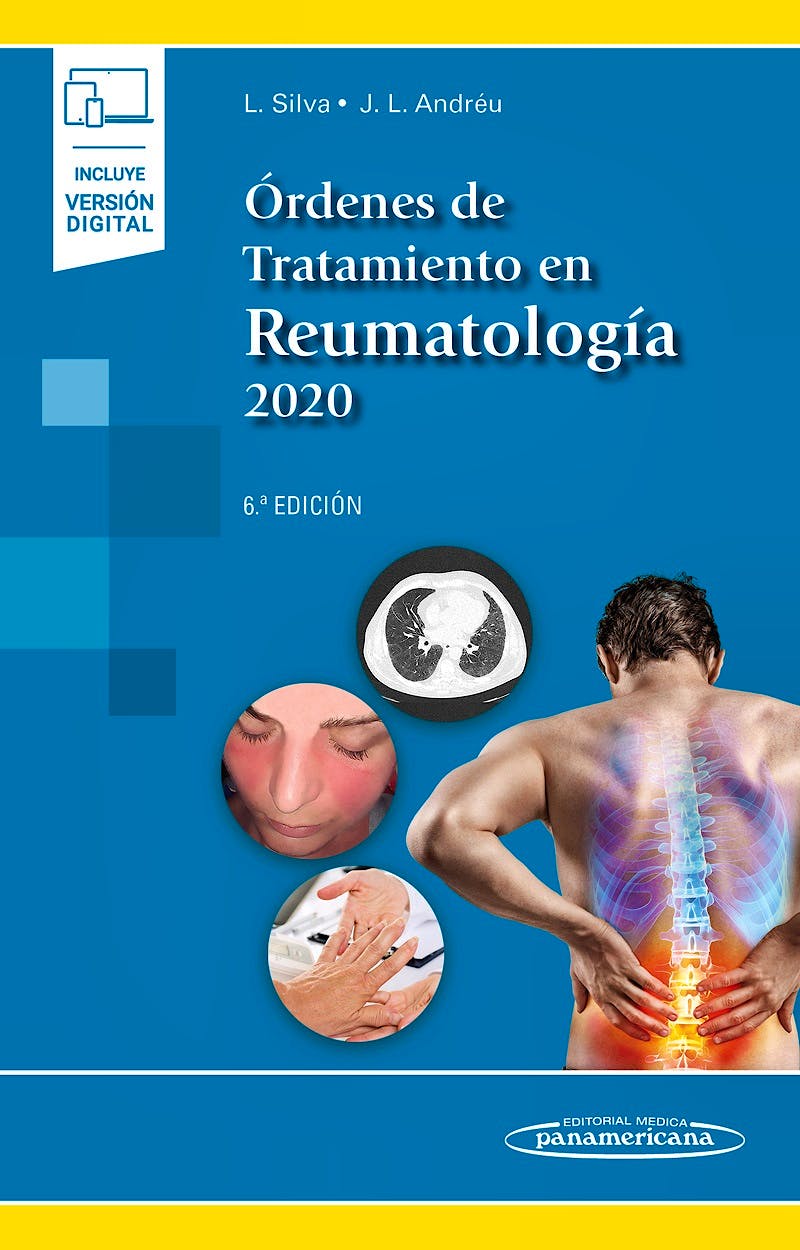 Portada del libro 9788491106876 Órdenes de Tratamiento en Reumatología 2020 (Incluye Versión Digital)