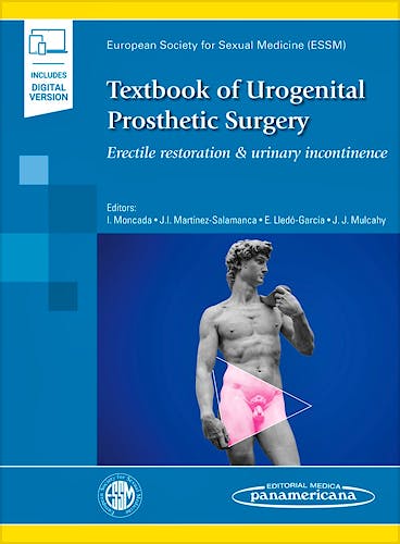 Portada del libro 9788491106999 Textbook of Urogenital Prosthetic Surgery. Erectile Restoration and Urinary Incontinente (Includes Digital Version)