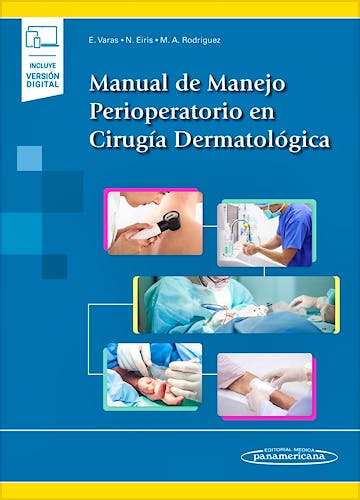 Portada del libro 9788491108085 Manual de Manejo Perioperatorio en Cirugía Dermatológica