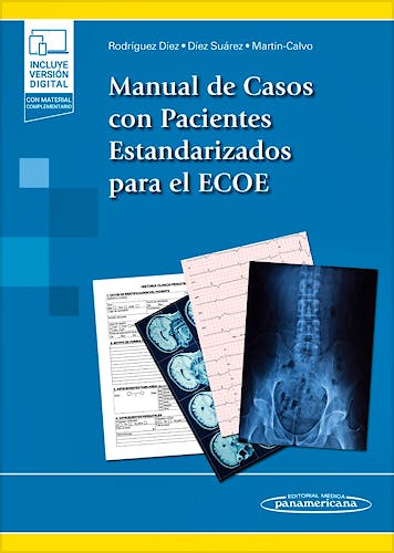 Portada del libro 9788491109426 Manual de Casos con Pacientes Estandarizados para el ECOE