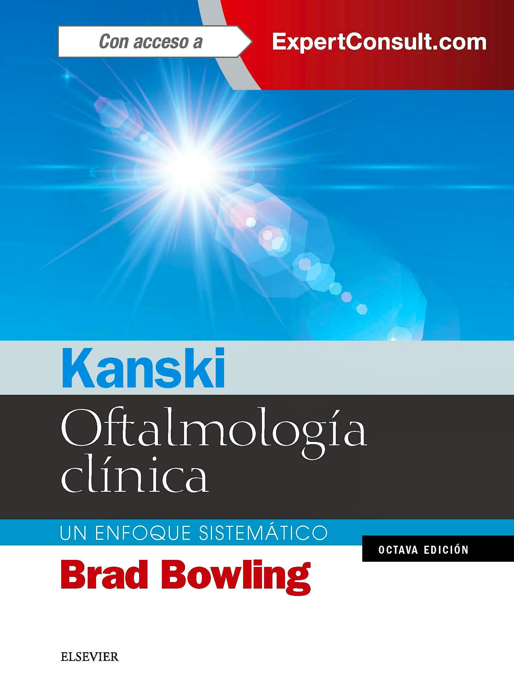 Portada del libro 9788491130031 Kanski Oftalmología Clínica. Un Enfoque Sistemático + Acceso Online