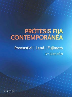 Portada del libro 9788491130772 Prótesis Fija Contemporánea