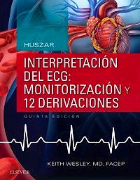 Portada del libro 9788491131786 HUSZAR Interpretación del ECG: Monitorización y 12 Derivaciones