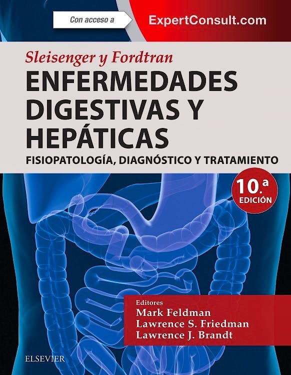 Portada del libro 9788491132110 Sleisenger y Fordtran Enfermedades Digestivas y Hepáticas. Fisiopatología, Diagnóstico y Tratamiento, 2 Vols. + Acceso Online