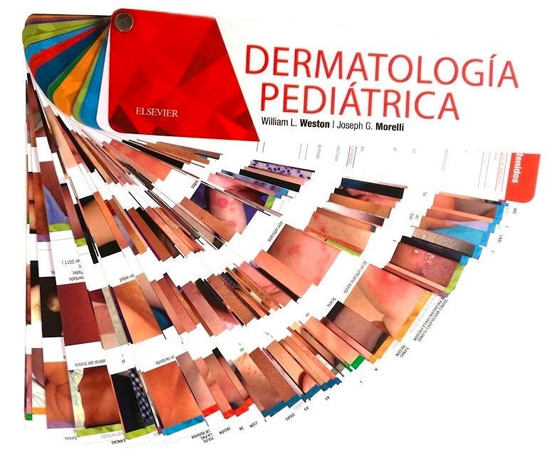 Portada del libro 9788491132141 Dermatología Pediátrica (Fichas 600 Imágenes)