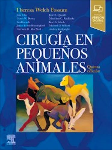 Portada del libro 9788491133803 Cirugía en Pequeños Animales + Acceso Online al Libro en Inglés