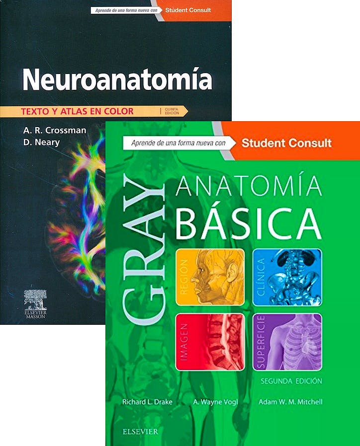 Portada del libro 9788491133940 Lote Neuroanatomía + Gray Anatomía Básica