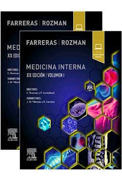 Portada del libro 9788491135456 FARRERAS ROZMAN Medicina Interna, 2 Vols. + Contenido Digital