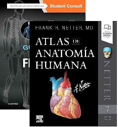 Portada del libro 9788491136132 Lote Guyton y Hall Tratado de Fisiología Médica + Netter Atlas de Anatomía Humana