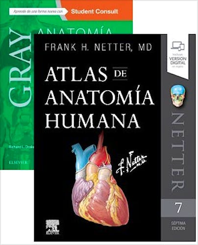 Portada del libro 9788491136194 Lote Gray Anatomía Básica + Netter Atlas de Anatomía Humana