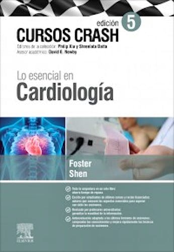 Portada del libro 9788491136491 Cursos Crash. Lo Esencial en Cardiología