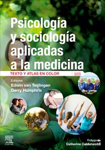 Portada del libro 9788491136743 Psicología y Sociología Aplicadas a la Medicina. Texto y Atlas en Color