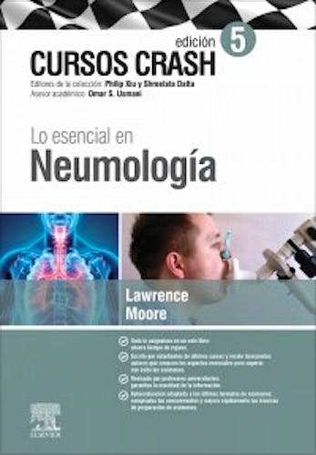 Portada del libro 9788491137313 CURSOS CRASH. Lo Esencial en Neumología