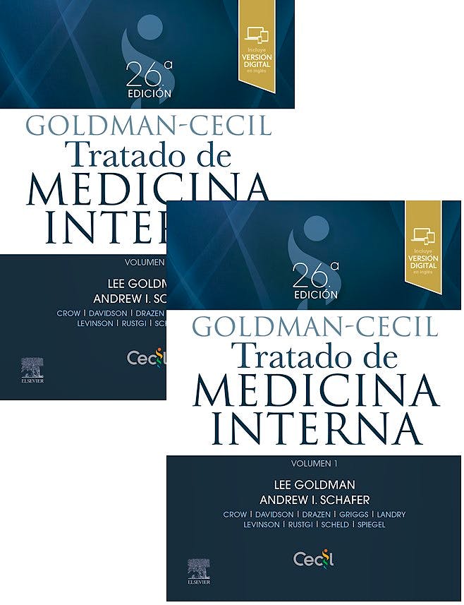 Portada del libro 9788491137658 GOLDMAN-CECIL Tratado de Medicina Interna, 2 Vols.