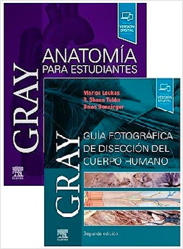 Portada del libro 9788491138617 Lote Gray Anatomía para Estudiantes + Gray Guía Fotográfica de Disección del Cuerpo Humano
