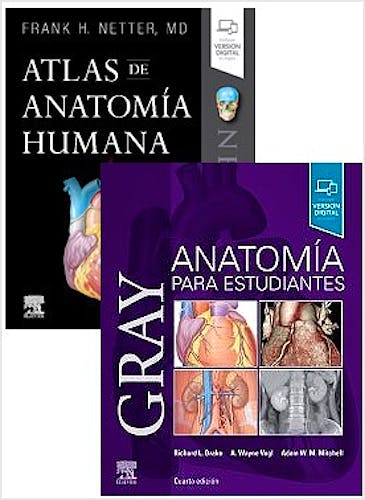 Portada del libro 9788491138631 Lote Gray Anatomía para Estudiantes + Netter Atlas de Anatomía Humana