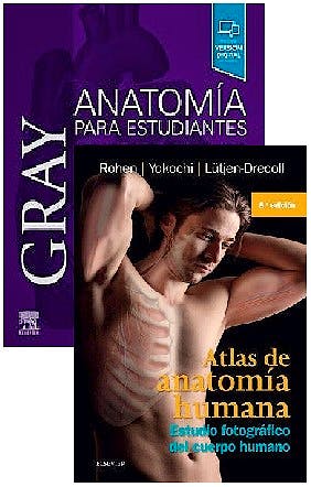 Portada del libro 9788491138655 Lote Gray Anatomía para Estudiantes + Atlas de Anatomía Humana. Estudio Fotográfico del Cuerpo Humano