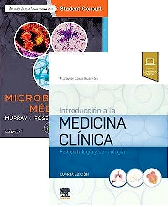 Portada del libro 9788491138709 Lote Introducción a la Medicina Clínica. Fisiopatología y Semiología + Microbiología Médica