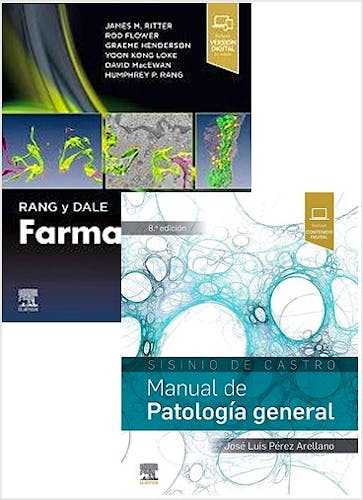 Portada del libro 9788491138716 Lote Sisinio de Castro Manual de Patología General + Rang y Dale Farmacología