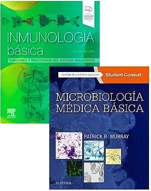 Portada del libro 9788491138761 Lote Inmunología Básica + Microbiología Médica Básica