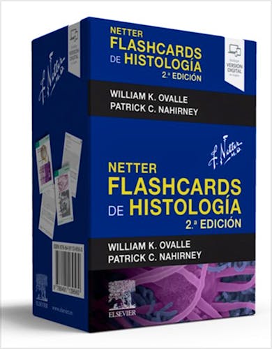 Portada del libro 9788491139560 NETTER Flashcards de Histología