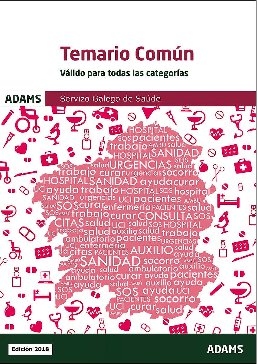 Portada del libro 9788491475002 Temario Común (Válido para Todas las Categorías). Servizo Galego de Saúde