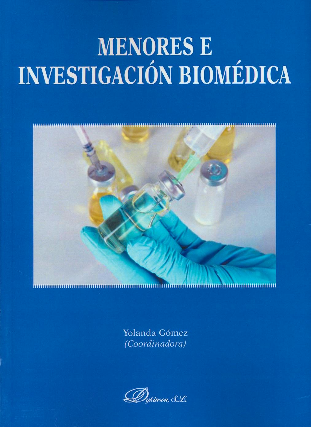 Portada del libro 9788491482963 Menores e Investigación Biomédica