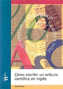 Portada del libro 9788492112425 Como Escribir un Articulo Cientifico en Ingles