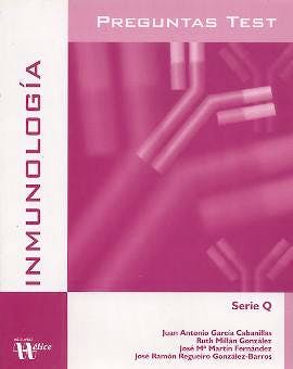 Portada del libro 9788492112456 Inmunologia. Preguntas Test. Serie Q