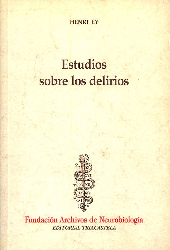 Portada del libro 9788492141852 Estudio sobre los Delirios