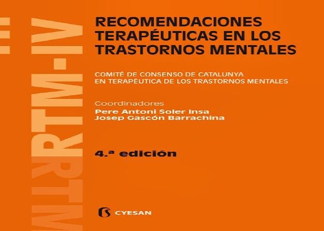 Portada del libro 9788493914219 RTM-IV. Recomendaciones Terapéuticas en los Trastornos Mentales