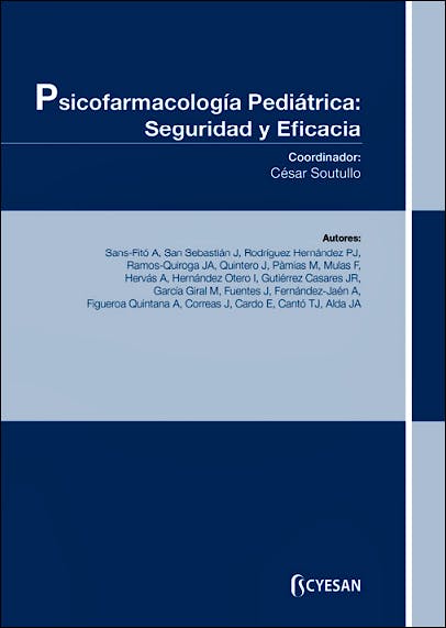 Portada del libro 9788493914233 Psicofarmacología Pediátrica: Seguridad y Eficacia