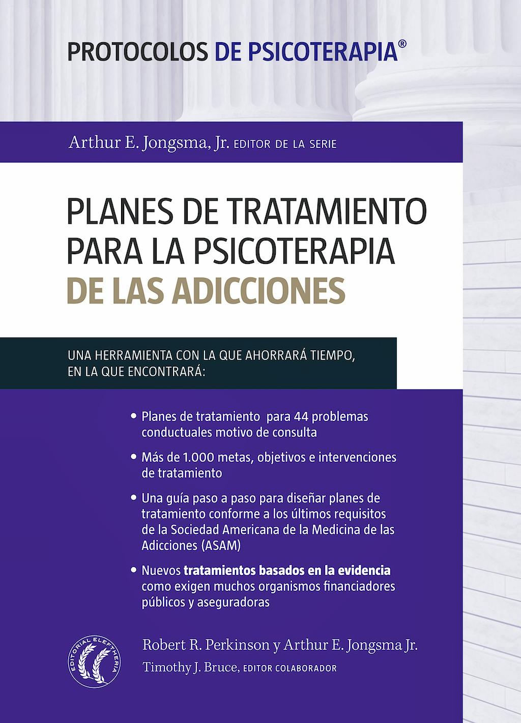 Portada del libro 9788494025099 Planes de Tratamiento para la Psicoterapia de las Adicciones (Protocolos de Psicoterapia)