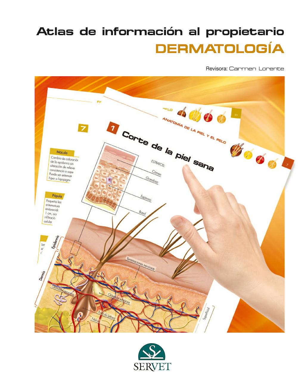Portada del libro 9788494101441 Atlas de Informacion al Propietario. Dermatologia
