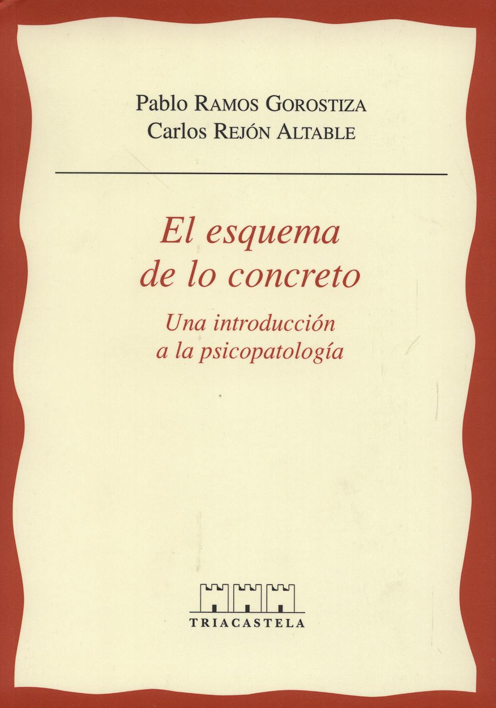 Portada del libro 9788495840028 El Esquema de lo Concreto
