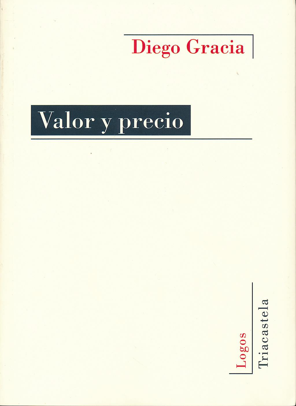 Portada del libro 9788495840745 Valor y Precio