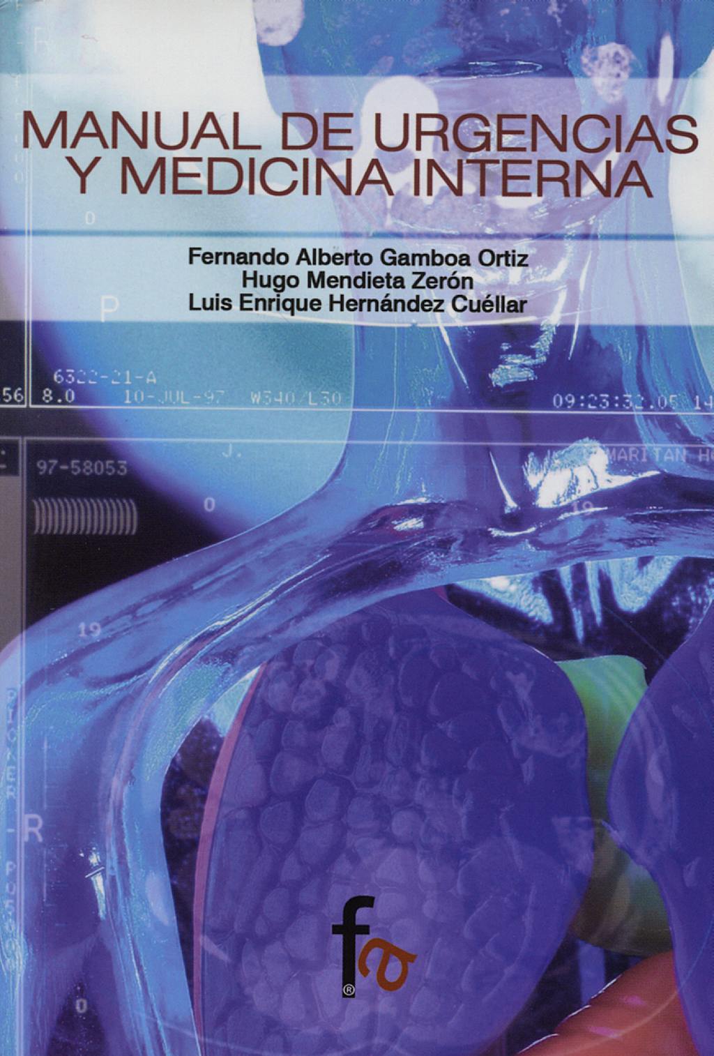 Portada del libro 9788496804104 Manual de Urgencias y Medicina Interna