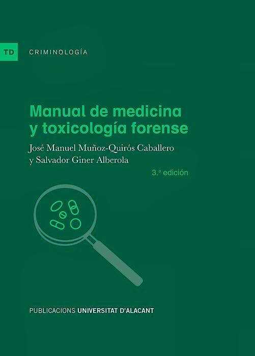 Portada del libro 9788497177368 Manual de Medicina y Toxicología Forense