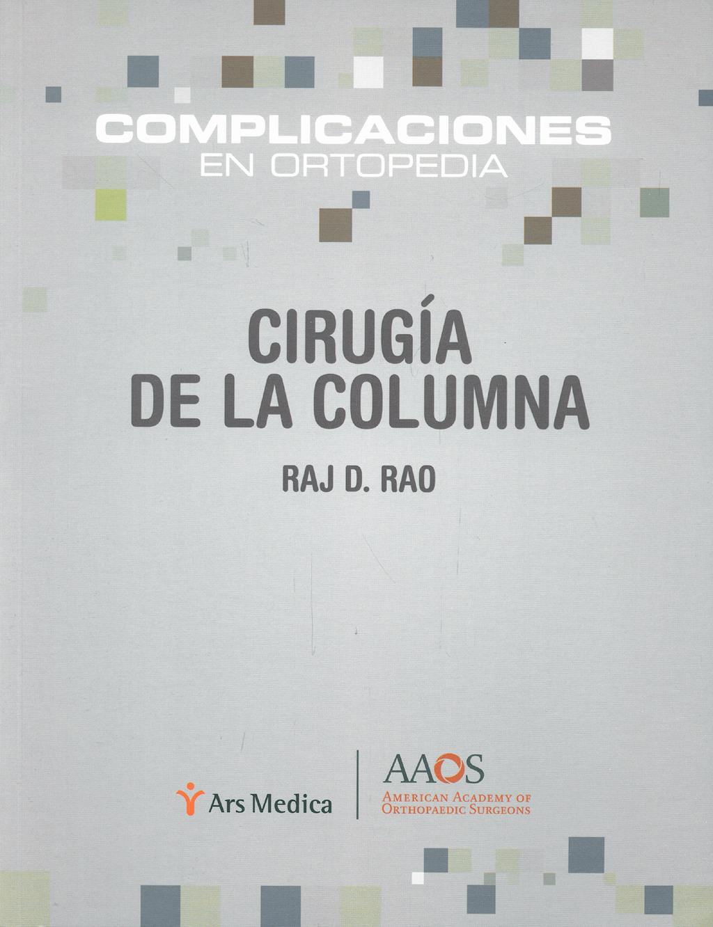 Portada del libro 9788497512558 Cirugia de la Columna. Complicaciones en Ortopedia (Aa0s)