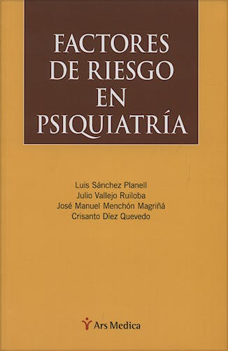 Portada del libro 9788497514019 Factores de Riesgo en Psiquiatria