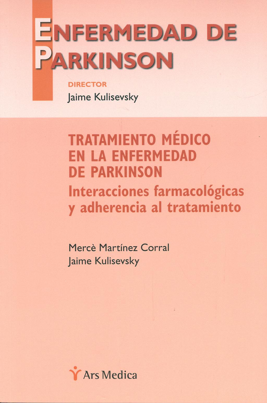 Portada del libro 9788497514491 Tratamiento Medico en la Enfermedad de Parkinson. Interacciones Farmacologicas y Adherencia al Tratamiento