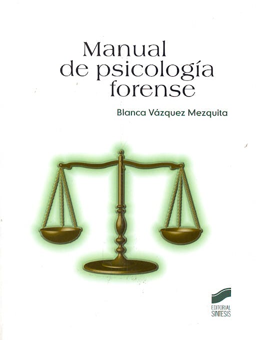 Portada del libro 9788497563260 Manual de Psicología Forense