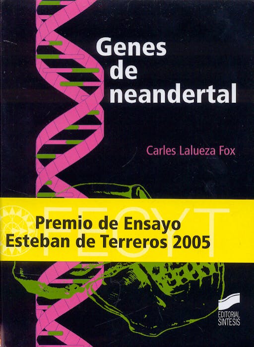 Portada del libro 9788497563383 Genes de Neandertal
